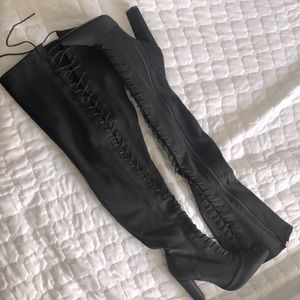 ASOS thigh high boots size 9